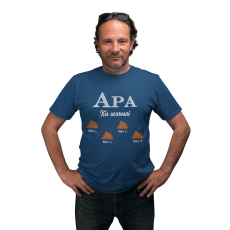  Apa kis szarosai (Személyre szabható) - Férfi Póló