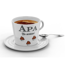  Apa kis szarosai (Személyre szabható) - Kávéscsésze bögrék, csészék