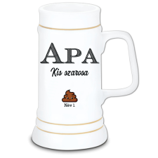Apa kis szarosai (Személyre szabható) - Kerámia Söröskorsó sörös pohár
