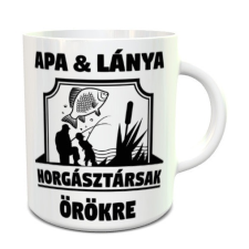 Apa-lánya ajándék - Apa és lánya horgásztársak bögre bögrék, csészék