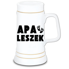 Apa leszek - Kerámia Söröskorsó sörös pohár