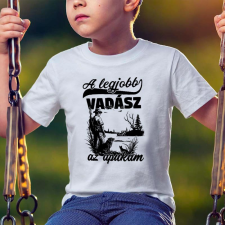 Apás gyerek póló - Legjobb vadász az apukám gyerek póló