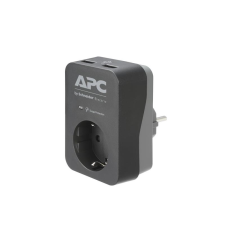 APC PME1WU2B-GR SURGE PROTECTOR fekete túlfeszültségvédő hosszabbító, elosztó