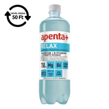 Apenta Ásványvíz szénsavmentes APENTA+ Relax feketeribizli-áfonya ízű 0,75L DRS üdítő, ásványviz, gyümölcslé