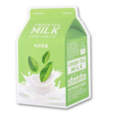 APIEU Milk Arcmaszk - Zöld Tea 21g arcpakolás, arcmaszk