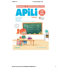 APILI Manuel d'orthographe Apili Vol 1 – STEVENS idegen nyelvű könyv
