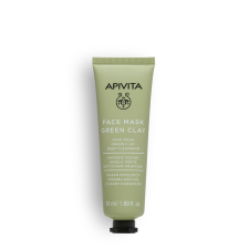 Apivita Express mélytisztító arcmaszk Zöld agyagga (50ml) arcpakolás, arcmaszk