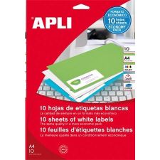 APLI 105x148 mm univerzális etikett, 40 darab (LCA12919) (LCA12919) információs címke