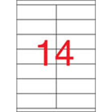 APLI 1275/3138 105x40mm 2 pályás univerzális etikett 14 címke/ív 100ív/doboz etikett