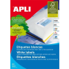 APLI 199.6x289.1mm Univerzális kerekített sarkú etikett 100 etikett/csomag