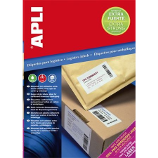 APLI 210x297 mm univerzális etikett, extra erős 100 darab (LCA11787) (LCA11787) információs címke