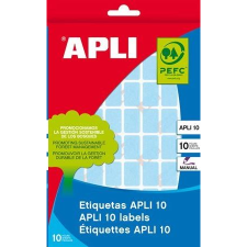 APLI 25x40 mm kézzel írható etikett, kerekített sarkú, zöld 128 darab (LCA2757) (LCA2757) információs címke