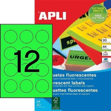 APLI 2869 60mm 240db-os zöld etikett etikett