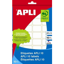 APLI 50x70 mm kézzel írható etikett, kerekített sarkú 40 darab (LCA1657) etikett