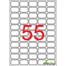 APLI 5 pályás etikett 368x238 mm eltávolítható kerekített sarkú 5500 etikett/csomag etikett