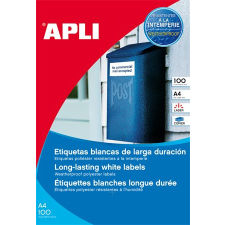 APLI 64,6x33,8mm poliészter időjárásálló Etikett 2400 etikett/csomag etikett