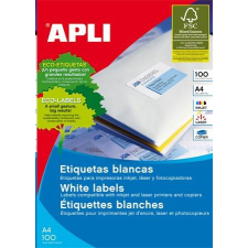 APLI 99.1x57 mm univerzális etikett, kerekített sarkú 1000 darab (LCA2411) etikett