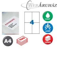 APLI APLI 2 pályás etiket 105x148mm 400 db nyomtató kellék
