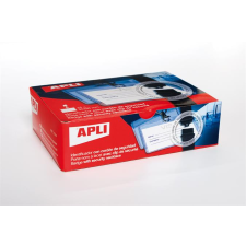 APLI Azonosítókártya tartó, nyakba akasztható, biztonsági csattal, 90x56 mm, APLI névjegytartó