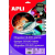APLI CD/DVD etikett, A4, teljes lefedettségű, matt 50 darab (LCA10808)