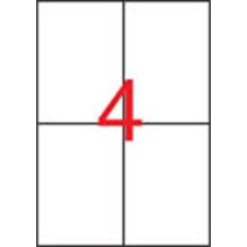 APLI Etikett, 105x148 mm, poliészter, időjárásálló, APLI, 80 etikett/csomag etikett