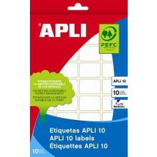 APLI Etikett, 19x27 mm, kézzel írható, APLI, 250 etikett/csomag etikett