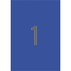 APLI Etikett, 210x297 mm, színes, APLI, kék, 20 etikett/csomag