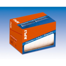 APLI Etikett, 25 mm kör, kézzel írható, tekercsben, APLI, 2400 etikett/csomag etikett