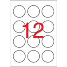  APLI Etikett, 60 mm kör, APLI, 1200 etikett/csomag etikett