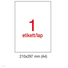 APLI Etikett A1281 297x210mm 100ív LCA3141 Apli etikett