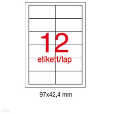 APLI Etikett A1288 42,4x97mm 100ív LCA1288 Apli etikett