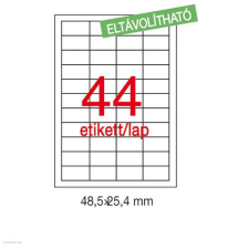 APLI Etikett LCA03054 48,5 x 25,4 mm eltávolítható 4400db/csom Apli etikett