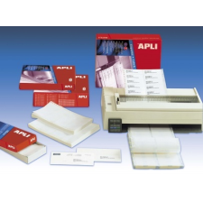 APLI Etikett, mátrixnyomtatókhoz, 1 pályás, 210x148,1 mm, APLI, 1000 etikett/csomag etikett