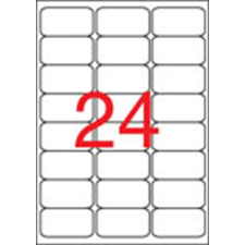 APLI Etikett, univerzális, 64x33,9 mm, kerekített sarkú, APLI, 2400 etikett/csomag etikett