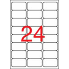 APLI Etikett, univerzális, 64x33,9 mm, kerekített sarkú, APLI, 2400 etikett/csomag etikett