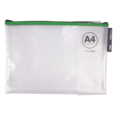 APLI Iratrendező tasak, cipzáras, A4, APLI, vegyes színek irattartó