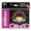APLI Magic Scratch Fairies Varázsfüzet tündér mintákkal