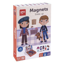APLI Mágneses készségfejlesztő készlet, 40 db, APLI Kids &quot;Magnets&quot;, öltözködés party kellék
