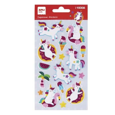 APLI Matrica, APLI Kids Stickers, unikornisok (LCA19308) matrica