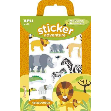 APLI Matricás foglalkoztató készlet, APLI Kids "Sticker Adventure", szavanna kreatív és készségfejlesztő