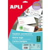 APLI Névjegykártya, 90x55 mm, 200 g, mikroperforált, APLI