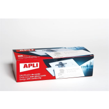 APLI Névkitűző, tűvel és csipesszel, 90x56, APLI névkitűző