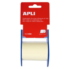 APLI öntapadó jegyzetpapír tekercsben, apli, 60 mm x 10 m 11595 jegyzettömb