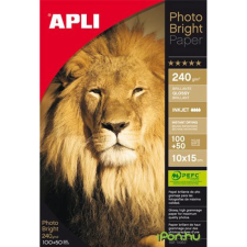 APLI Photo Bright 10x15cm Fényes nyomtatópapír (150db) fotópapír