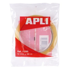 APLI Ragasztószalag, 12 mm x 66 m, APLI "Transparent", átlátszó ragasztószalag