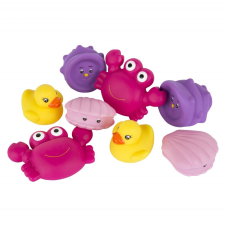 Apollo Apollo Playgro fürdőjáték- Floating Sea Friends- Pink fürdőszobai játék