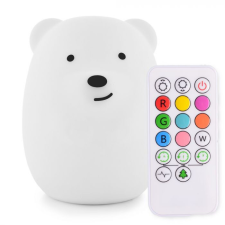 Apollo Lumiepets állítható éjjeli fény és játék - Maci éjjeli fény