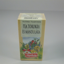  Apotheke tea torokra és mandulára 20x1,5g 30 g gyógyhatású készítmény