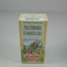 Apotheke tea torokra és mandulára 20x1,5g 30 g gyógyhatású készítmény