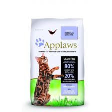 Applaws Adult Cat Chicken & Duck Macskaeledel, 7,5 kg macskaeledel
